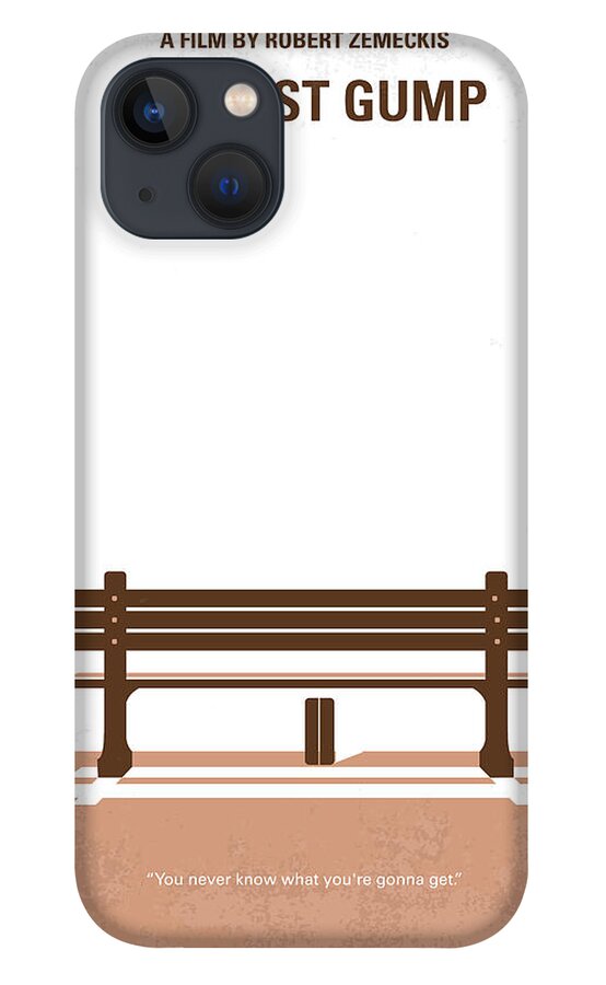 Forrest iPhone 13 Case featuring the digital art No193 My Forrest Gump minimal movie poster by Chungkong Art