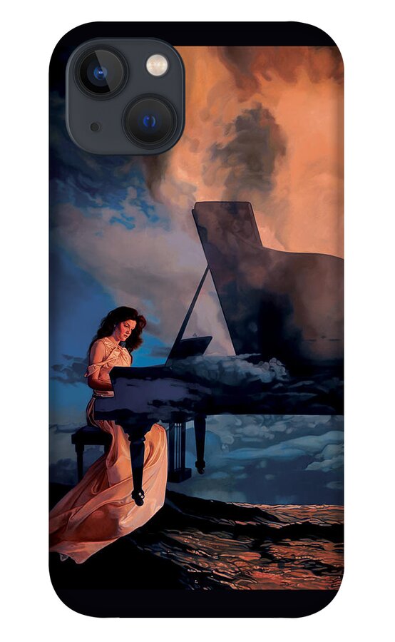 Romance Prints iPhone 13 Case featuring the painting Nocturne by Patrick Whelan