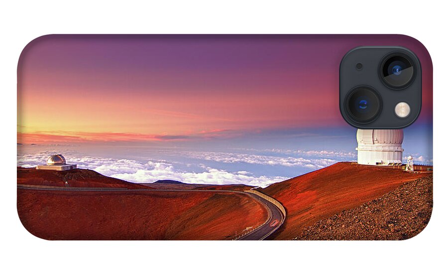 Scenics iPhone 13 Case featuring the photograph Observatory On Mountain Ridge by Christopher Chan
