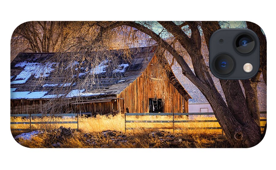 old Barn iPhone 13 Case featuring the photograph Old Barn in Sparks by Janis Knight