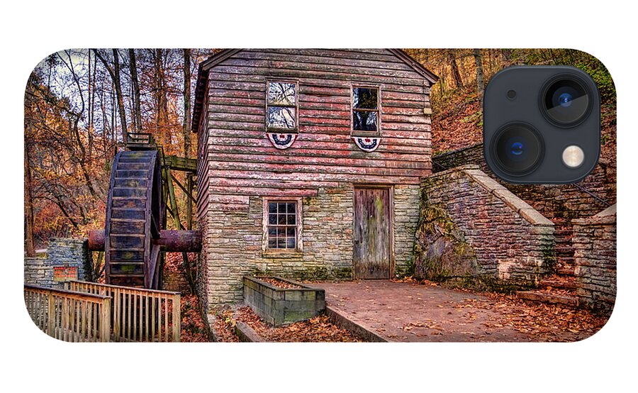 Old Grist Mill iPhone 13 Case featuring the photograph Old Grist Mill by Joe Granita