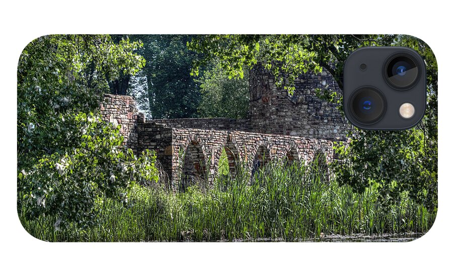 Canal iPhone 13 Case featuring the photograph Old Stone Boathouse by Deborah Ritch