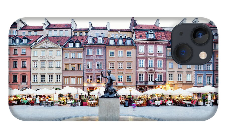 Apartment iPhone 13 Case featuring the photograph Old Town Market Place At Dusk by Jorg Greuel