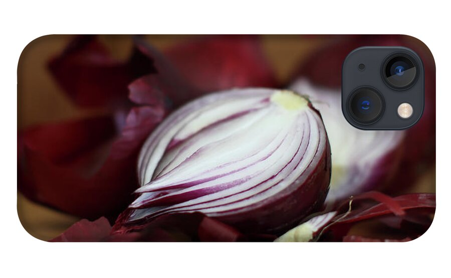 Close-up iPhone 13 Case featuring the photograph Onion by Ana Lukascuk