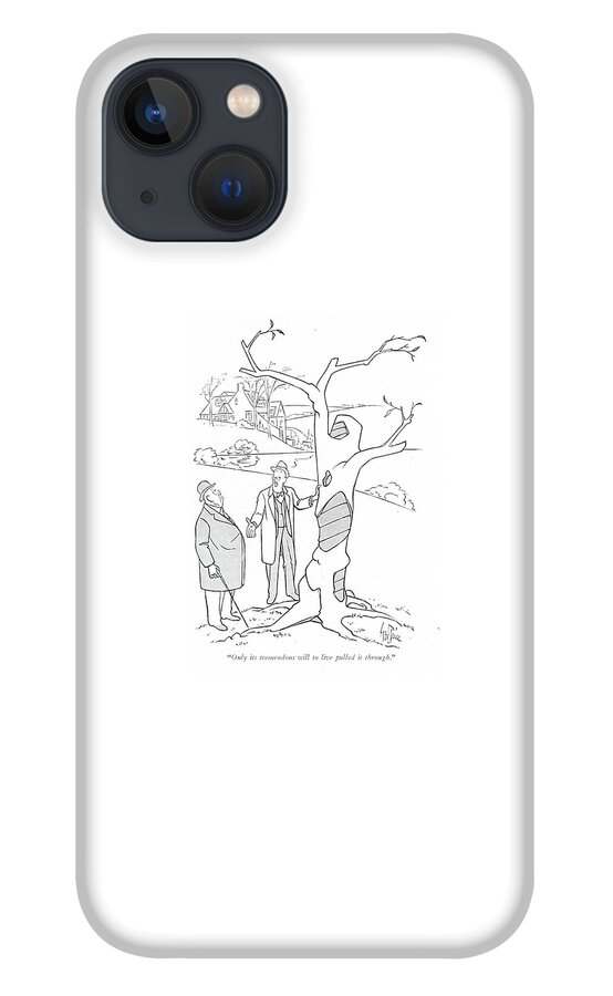 Only Its Tremendous Will To Live Pulled iPhone 13 Case