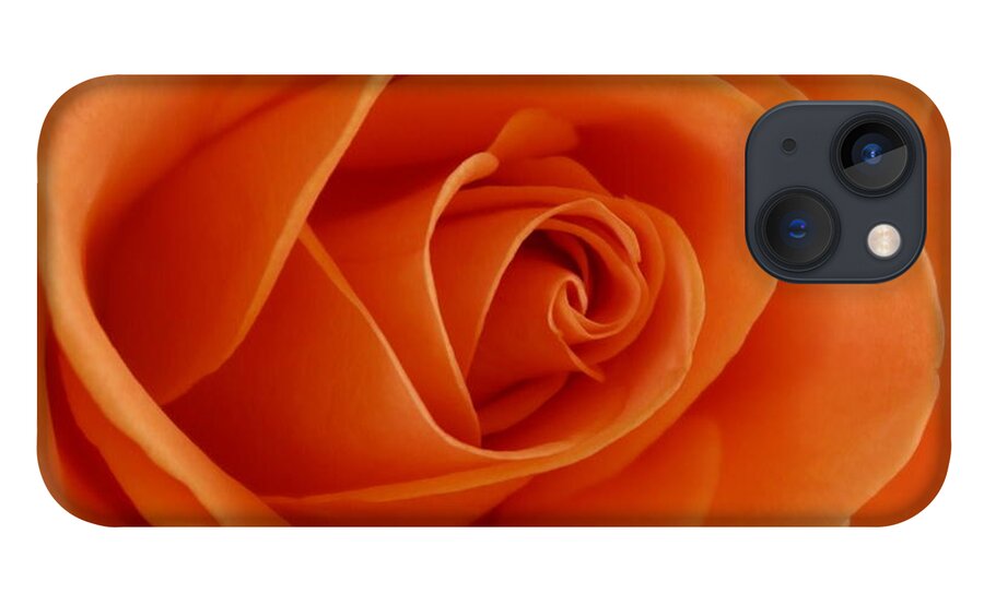 Soft Rose iPhone 13 Case featuring the photograph Orange Comes Softly by Michele Myers