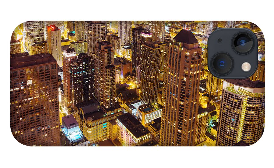 Chicago iPhone 13 Case featuring the photograph Over Chicago by Joel Olives