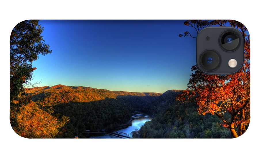 River iPhone 13 Case featuring the photograph Overlook in the Fall by Jonny D