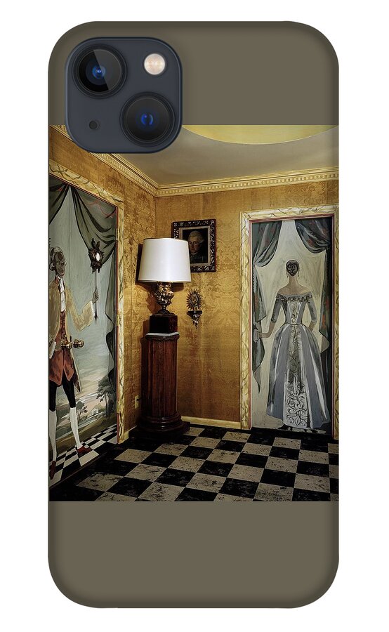 Paintings On The Walls Of Tony Duquette's House iPhone 13 Case