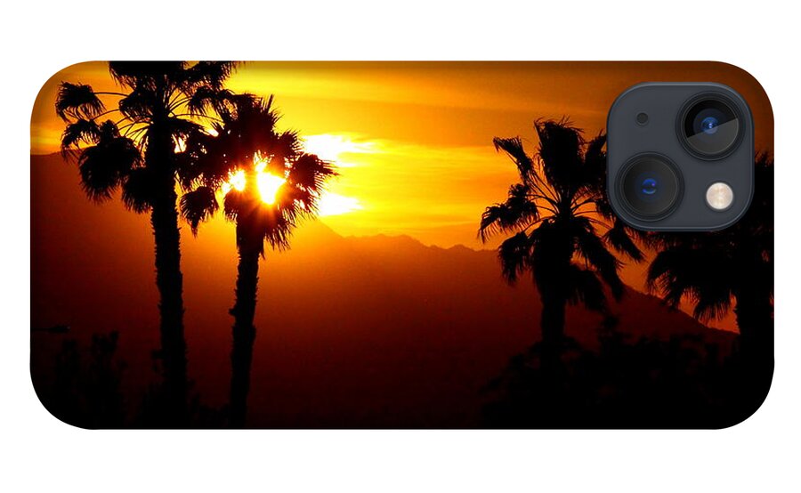 Sunset iPhone 13 Case featuring the photograph Palm Desert Sunset by Patrick Witz