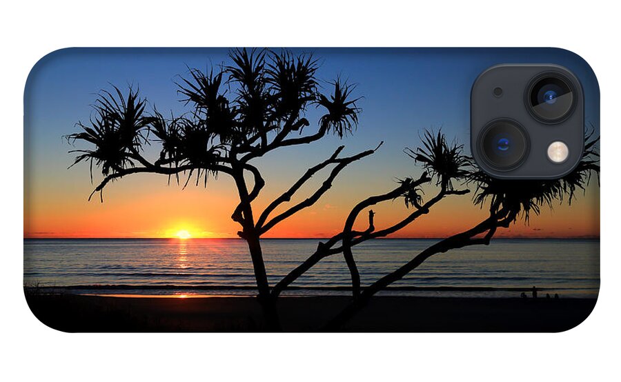Pandanus Sunrise iPhone 13 Case featuring the photograph Pandanus Sunrise by Ann Van Breemen