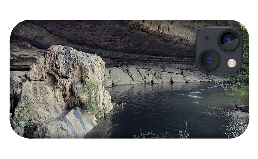 Hamilton Pool iPhone 13 Case featuring the photograph Panoramas by Mark Langford by Mark Langford