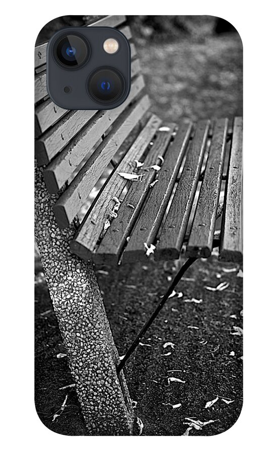 Park iPhone 13 Case featuring the photograph Park bench by Prince Andre Faubert