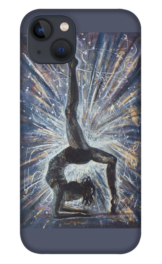 Gymnastics iPhone 13 Case featuring the mixed media Passion by Gigi Dequanne