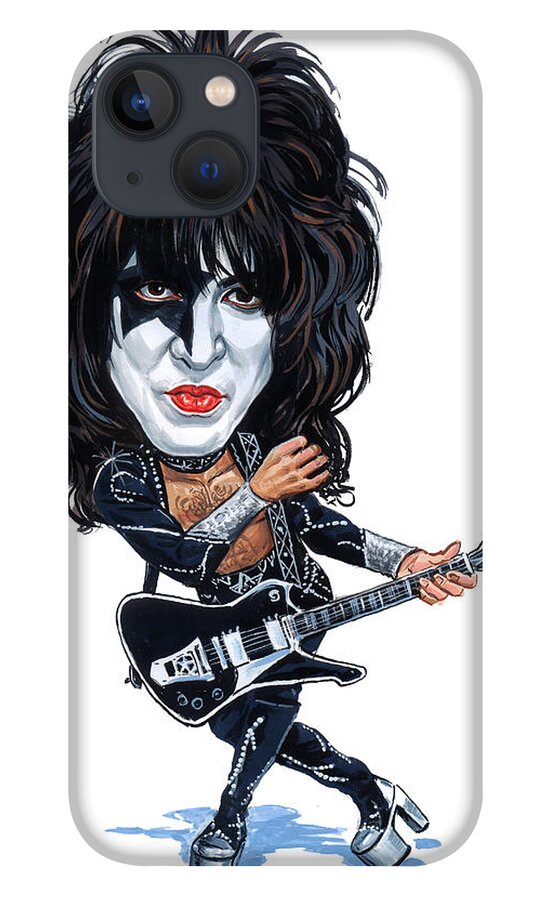 Paul Stanley iPhone 13 Case featuring the painting Paul Stanley by Art 