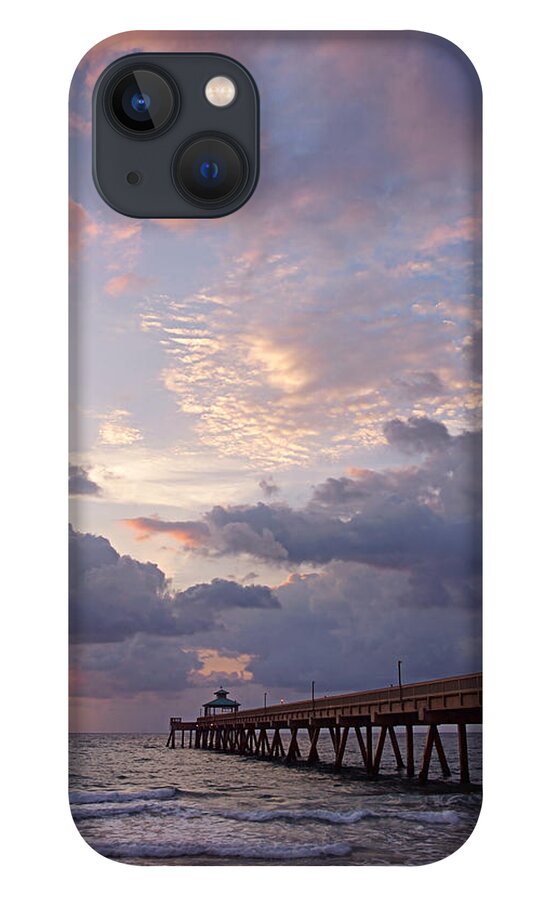Dock iPhone 13 Case featuring the photograph Peaches and Cream by Leda Robertson