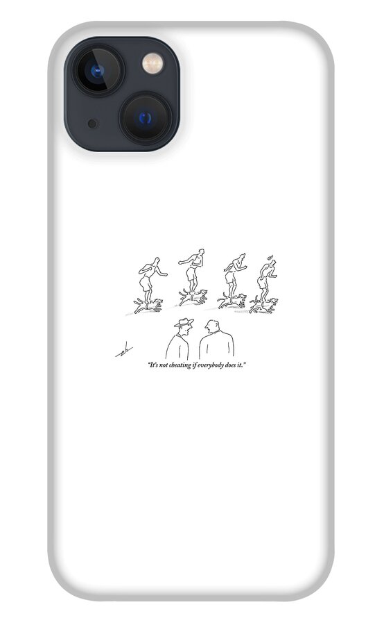People Run On Pairs Of Dogs iPhone 13 Case