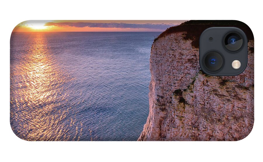 Scenics iPhone 13 Case featuring the photograph Photographers At Dawn. Studland Dorset by Andreas Jones