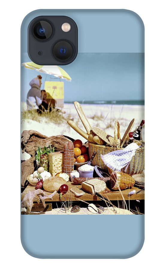 Picnic Display On The Beach iPhone 13 Case