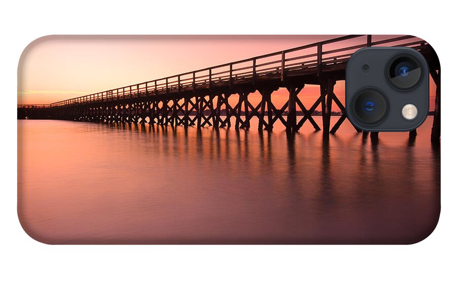 Fort Foster iPhone 13 Case featuring the photograph Pier Into The Distance by Jeff Sinon