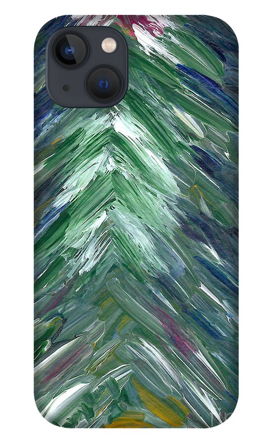 Tree iPhone 13 Case featuring the painting Pine 2 by Helena M Langley