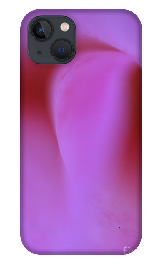 Abstract Flowers iPhone 13 Case featuring the photograph Pink Kiss by John F Tsumas