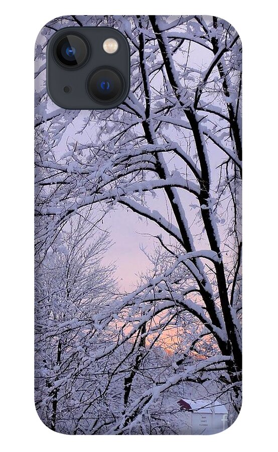 Bucks County Playhouse iPhone 13 Case featuring the photograph Playhouse Through Snow by Christopher Plummer