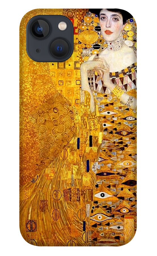 Gustav Klimt iPhone 13 Case featuring the painting Portrait Of Adele Bloch-Bauer by Gustav Klimt