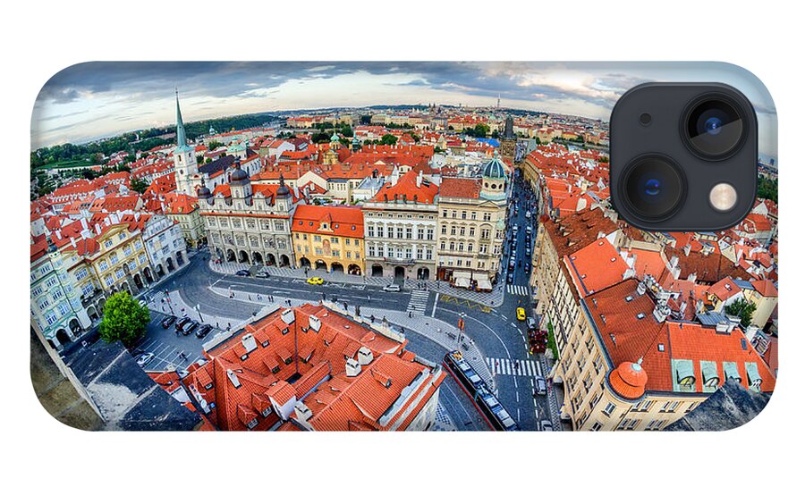 Prague iPhone 13 Case featuring the photograph Prague from Above by Pablo Lopez