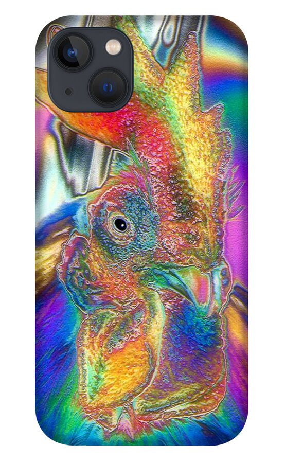 Rooster iPhone 13 Case featuring the photograph Radiant Rooster by Patrick Witz