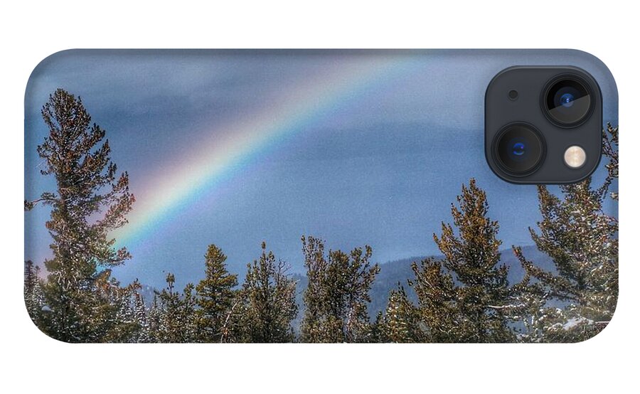 Rainbow iPhone 13 Case featuring the photograph Rainbow over Heavenly by Pat Moore