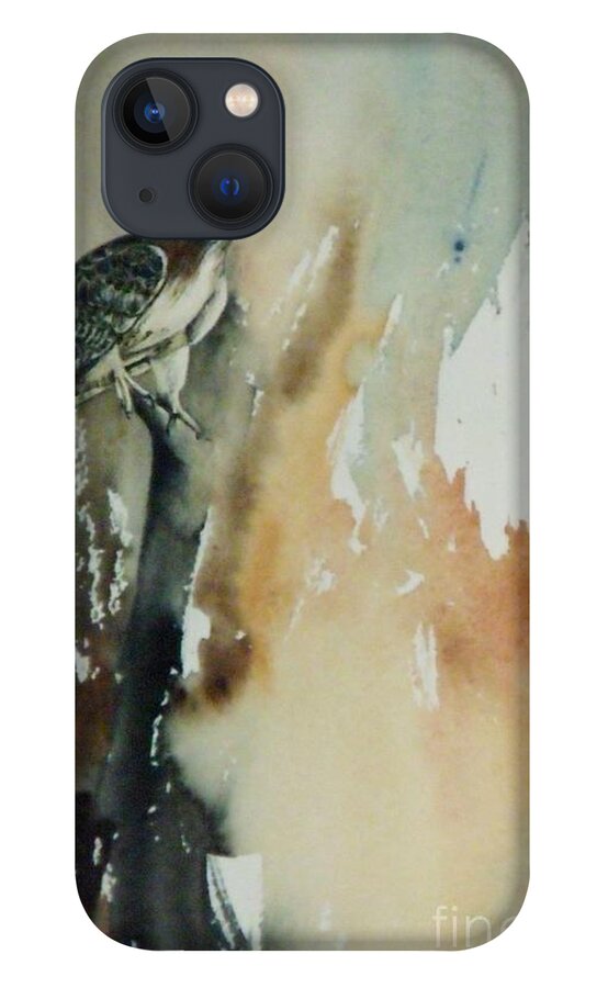 Red Tail Hawk In Snag iPhone 13 Case featuring the painting Red Tail Hawk by Lynne Parker