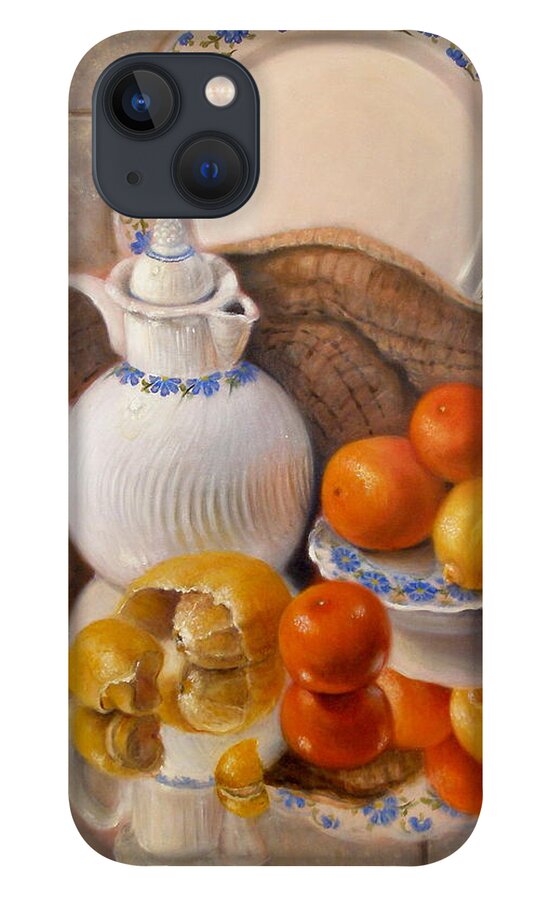 Realism iPhone 13 Case featuring the painting Reflections by Donelli DiMaria