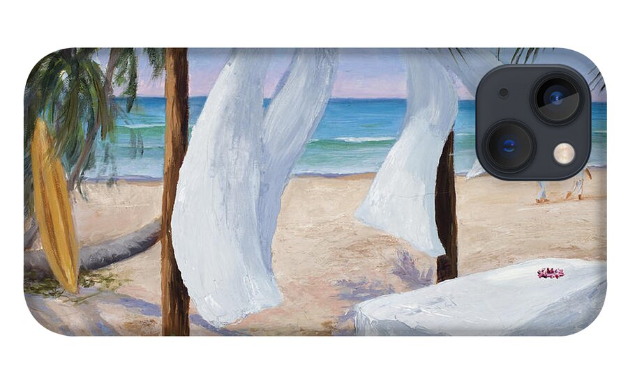 Tropical iPhone 13 Case featuring the painting Refreshed by Mary Giacomini