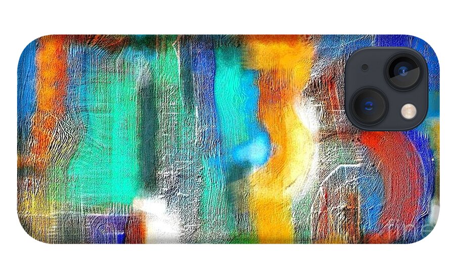 Abstract Art Prints iPhone 13 Case featuring the digital art Repercussions by D Perry