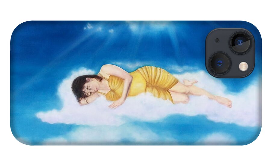 Sky iPhone 13 Case featuring the painting Resting In The Heights by Jeanette Sthamann