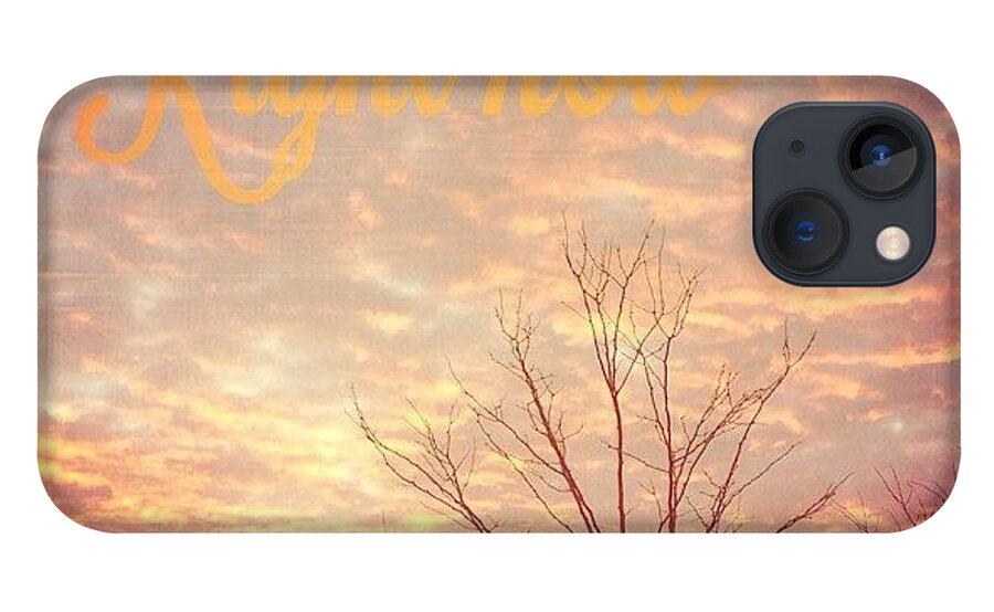 Beautiful iPhone 13 Case featuring the photograph #rhonnadesigns #beautiful #sunset by Teresa Mucha