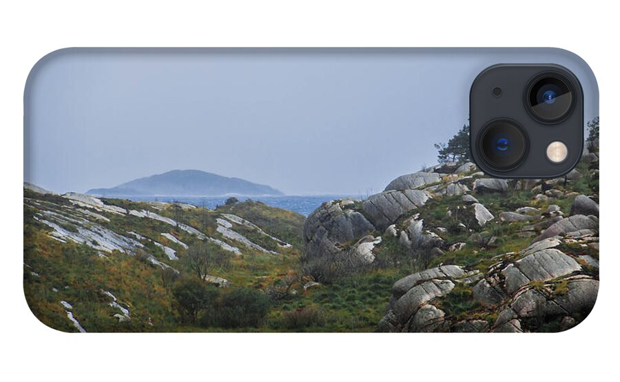 Landscape iPhone 13 Case featuring the photograph Rocky coast in Norway by Amanda Mohler