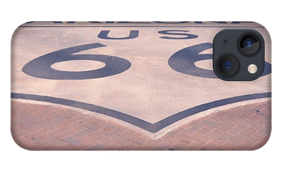 Route 66 iPhone 13 Case featuring the photograph Route 66 in Brick by Jeanne May