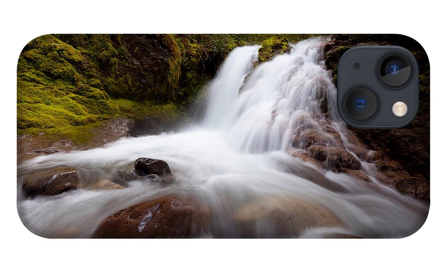 Waterfall iPhone 13 Case featuring the photograph Rushing Cascades by Andrew Kumler