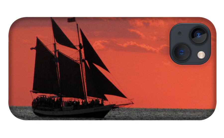 Sunset iPhone 13 Case featuring the photograph Key West Sunset Sail 5 by Bob Slitzan