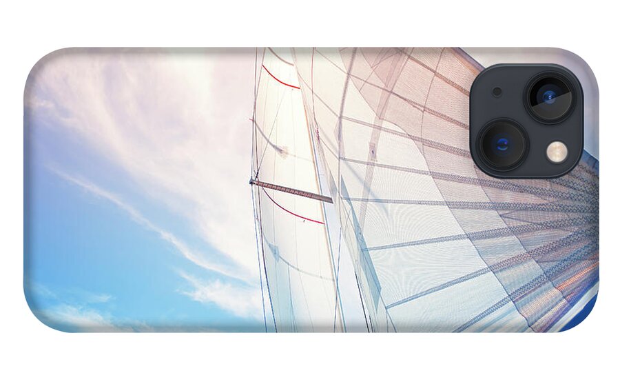 Sailboat iPhone 13 Case featuring the photograph Sail Background by Travenian