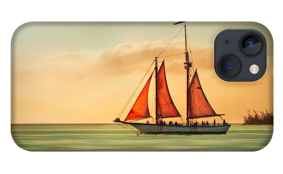 Sailing iPhone 13 Case featuring the photograph Sailing Into The Sun by Hannes Cmarits