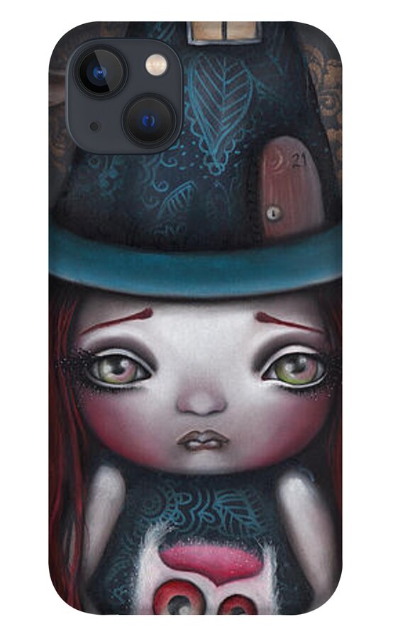Witch iPhone 13 Case featuring the painting Samantha by Abril Andrade