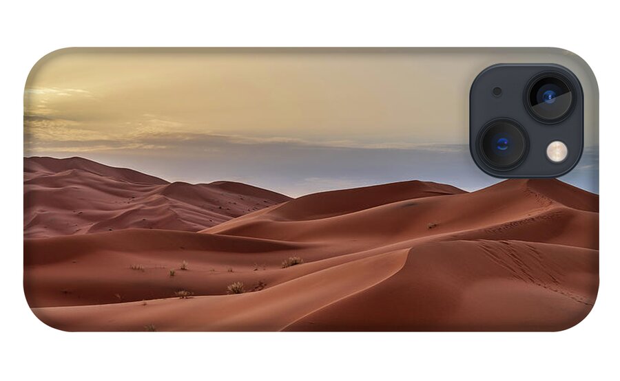 Arabia iPhone 13 Case featuring the photograph Sand Dunes In The Sahara Desert - by Starcevic