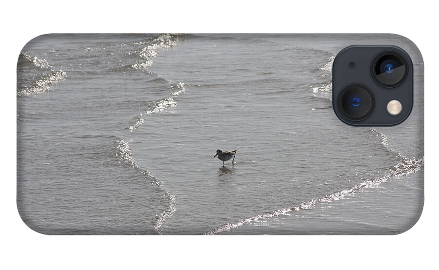 Bird iPhone 13 Case featuring the photograph Sandpiper In Water by Jerry Bunger