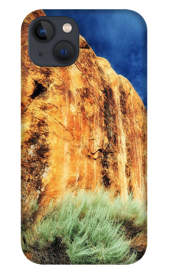 Sandstone iPhone 13 Case featuring the photograph Sandstone Glow by Michael Newberry