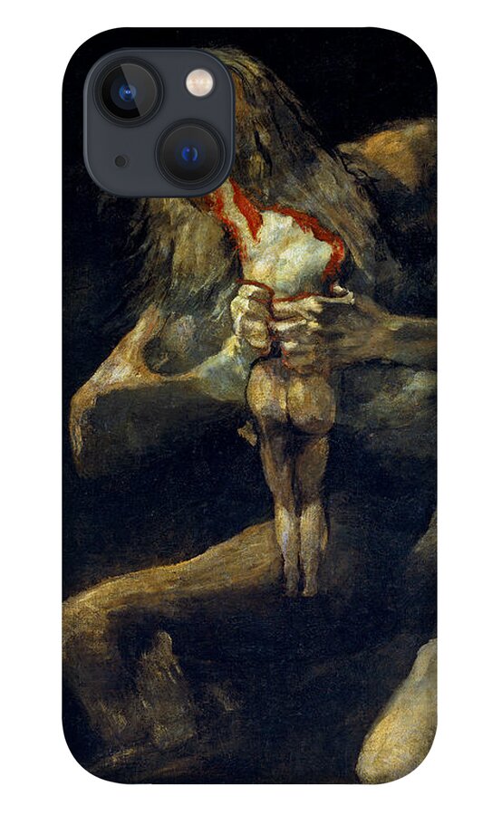 Saturn Devouring His Son iPhone 13 Case featuring the painting Saturn Devouring His Son by Francisco Goya
