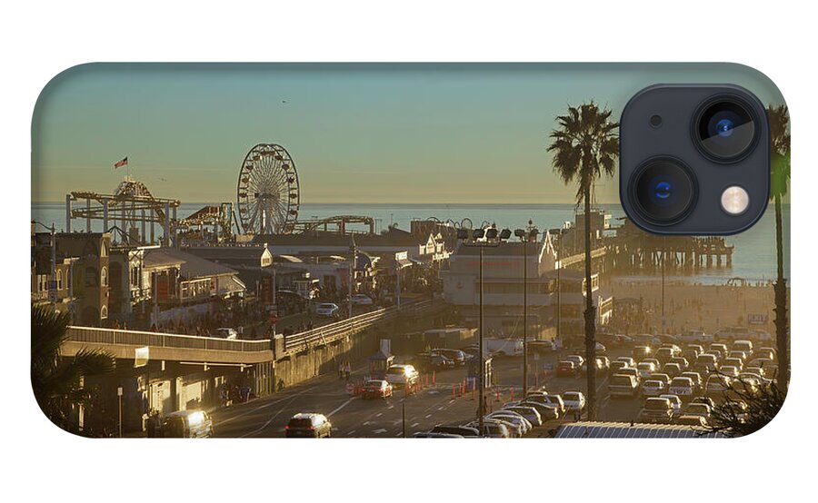 Tranquility iPhone 13 Case featuring the photograph Seashore Amusement Park by Matt Henry Gunther