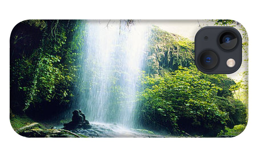 Rossidis iPhone 13 Case featuring the photograph Sidirokastro waterfalls by George Rossidis